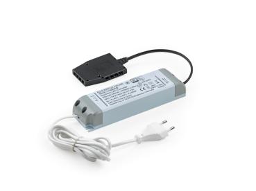 Berührungsloser Untertisch-Schalter – Kapazitiver Sensor, LED 60W, Für Tischplatten Bis 40 Mm, Weiß